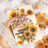Stationery - Flower PET Stickers 10pcs Sunny Fragrance - Goodie Goodie